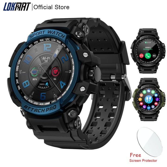 LOKMAT Brand New ATTACK Pro Sport Smart Watch Bluetooth Calls Watches