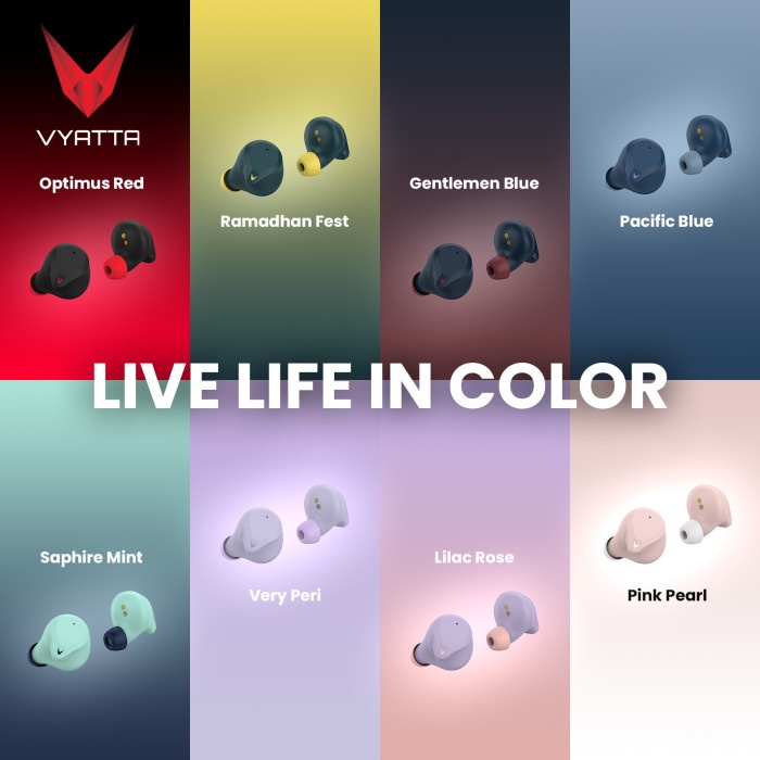 Vyatta Airboom Pro New Tws Bluetooth Headset / Earphone , Long Battery