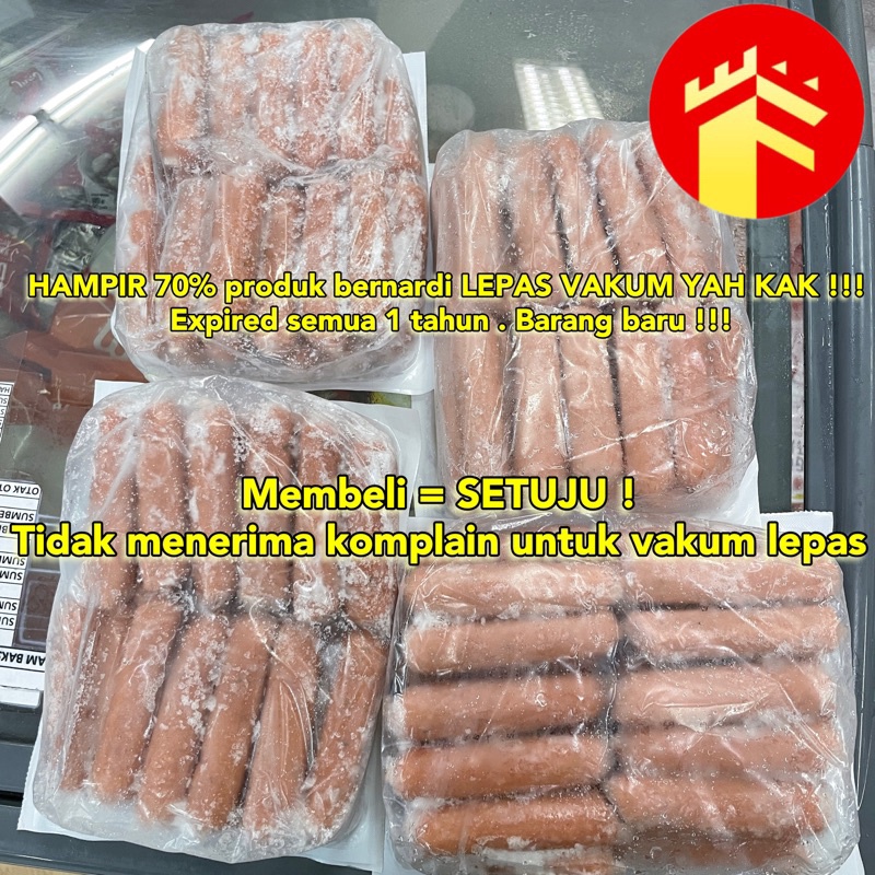 

BERNARDI HORECA PACK SOSIS SAPI BEEF BREAKFAST SAUSAGES 500 GR CL PACK SOSIS HOREKA BERNARDI