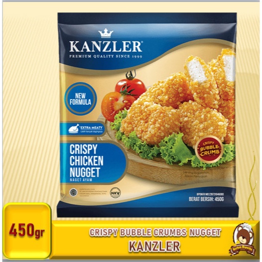 

Kanzler Crispy Chicken Bubble Nugget 450g \ Nugget Bubble \ Nugget Viral Crispy Bubble