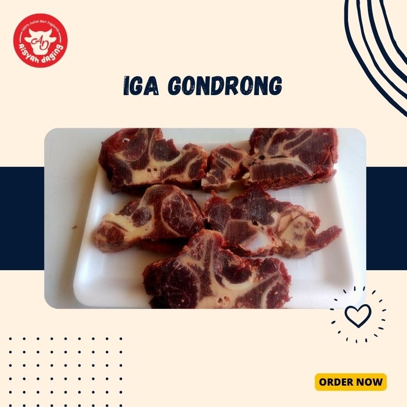 

Iga Gondrong premium 1 Kg Aisyah Daging