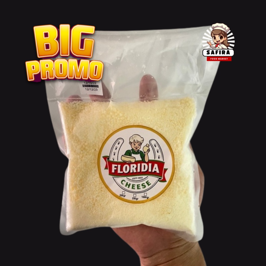 

Floridia Permesan Cheese 1 kg / Grated Parmesan / Parmesan Itali / Parmesan Bubuk / Repack