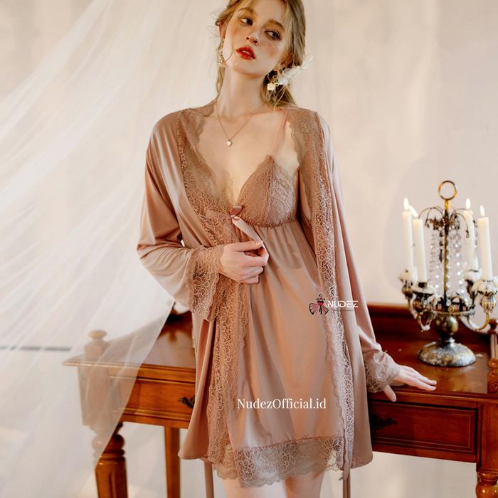ready stok baju tidur sexy kimono / lingering wanita hot premium ne123 original