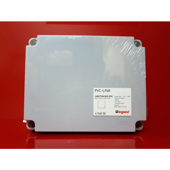 WW- Junction Box Weatherproof IP55 250x200x110 Legrand 656808