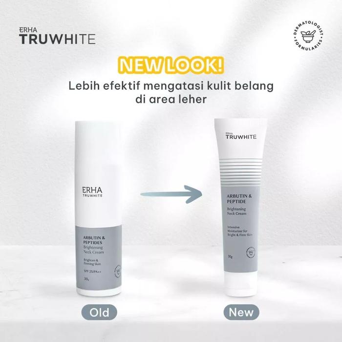 lon ERHA Paket Pemutih Ketiak - Truwhite Brightening Neck & Body Cream