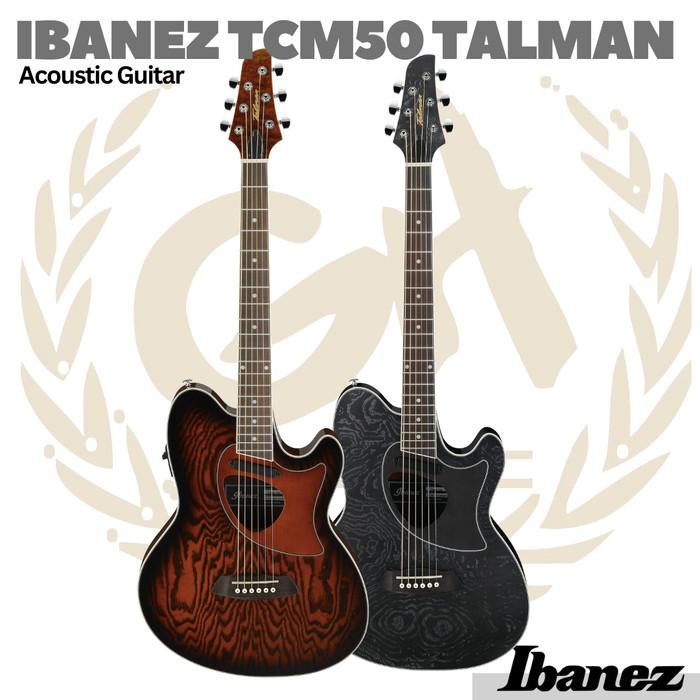 IBANEZ TCM50 TALMAN ACOUSTIC GUITAR - GITAR AKUSTIK