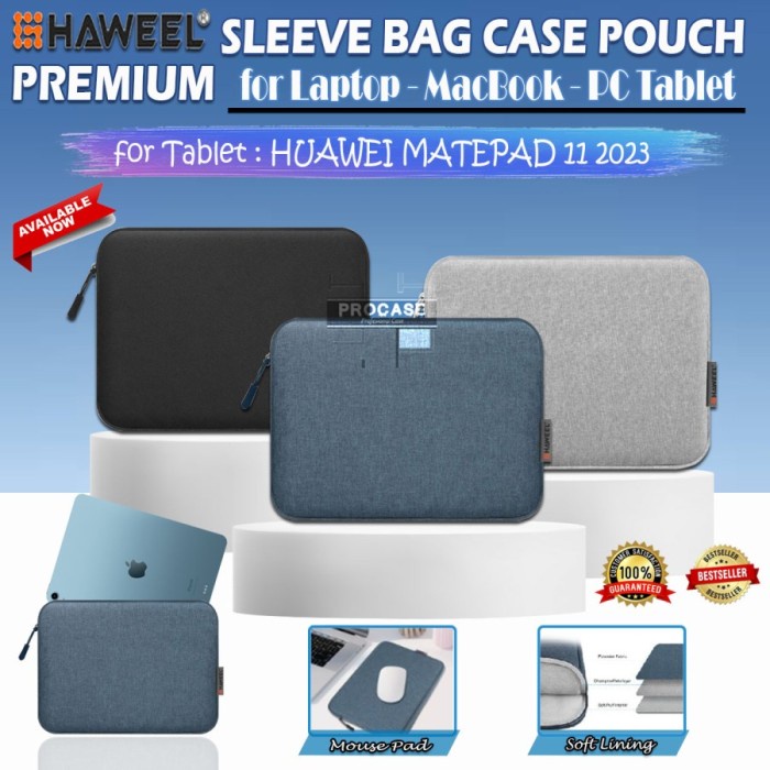 Huawei Matepad 11.5 S Softcase Sleeve HAWEEL Pouch Tas Bag Waterproof