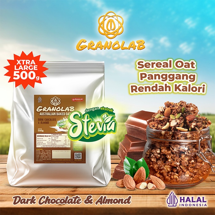 

Paket Bundling Isi 2Pcs Granolab 500Gr Oat Crunch 500Gr