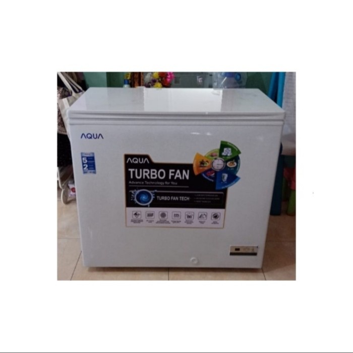 BISA TERMIN Chest Freezer AQUA AQF 220TF - 203 Liter Super Fast Freezing