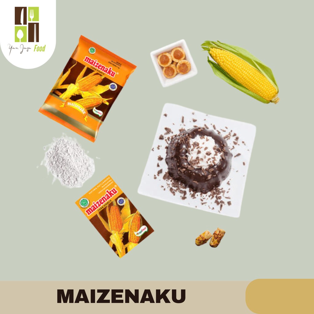 

Maizenaku / Tepung Maizena Corn Starch/ Pati Jagung / Tepung Maizena Kemasan 1kg