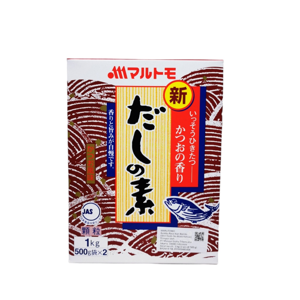 

(1 KG) MARUTOMO HONDASHI POWDER 1 KG SHIN KATSUO DASHIMOTO BUMBU KALDU MISO ALA JEPANG