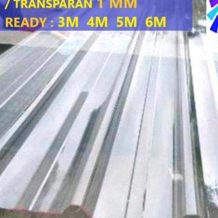 ATAP SPANDEK/ATAP SPANDEX BENING/TRANSPARAN 1MM 4 lbr x 6 meter