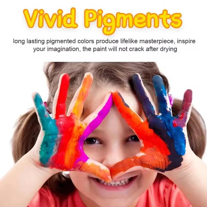 

Set Cat Guas Himi 30Ml 18/24 Warna Cangkir Jelly Guas Tidak Beracun Cat Cat Air Good Quality