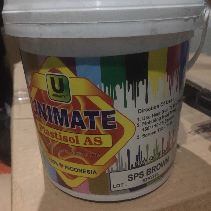 

Plastisol Unimate As Sps Brown 1Kg Good Quality