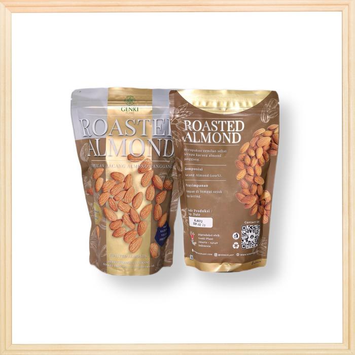 

SALE !!! GENKI PLANT KACANG ALMOND PANGGANG 100G READYY