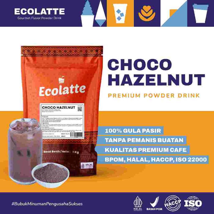 

Ecolatte Hazelnut Choco 1Kg Bubuk Serbuk Minuman Powder Drink Aneka Rasa Murah Instan Cocok Untuk