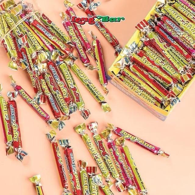 

SALE !!! PERMEN KARET LONG BAR STROBERI PLES ISI 110 BUAH RASA STRAWBERRY BUBBLE GUM BY JADOEL_SNACK