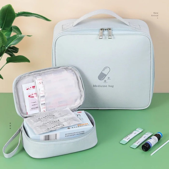 Home Family First Aid Kit Bag Large Capacity Medicine Organizer Box