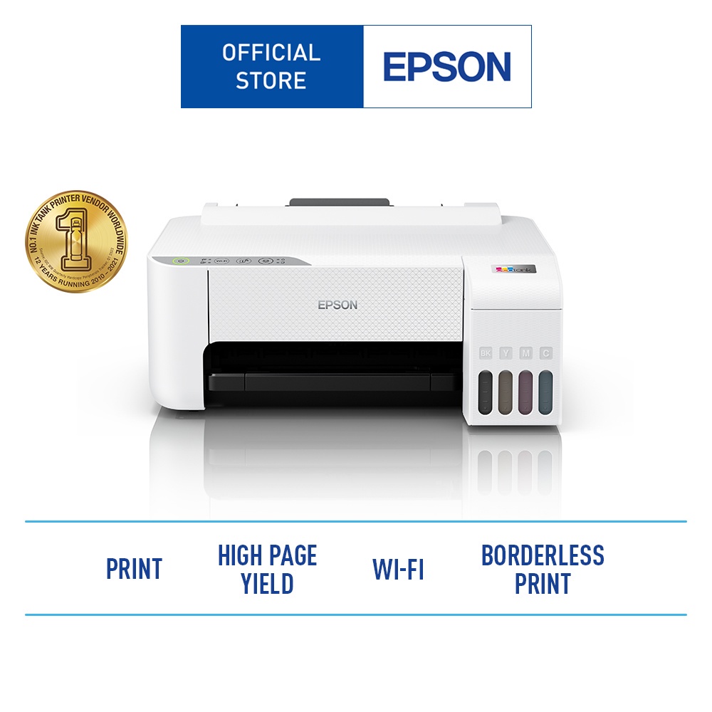 Epson Printer Ink L1250 PUTIH / L1256 WiFi EcoTank Inkjet Printer