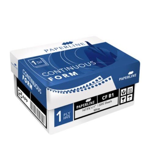 

Continuous Form CF B1 Paperline 14 7/8 x 11 inch 1 ply