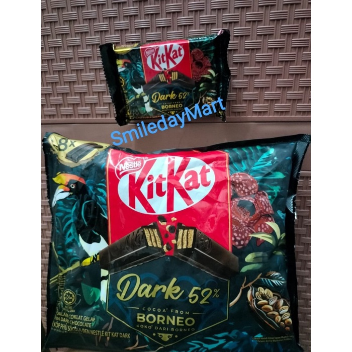 

SALE !!! KITKAT CHOCO BORNEO DARK 50% KITKAT BORNEO IMPORT MALAYSIA HALAL READYY