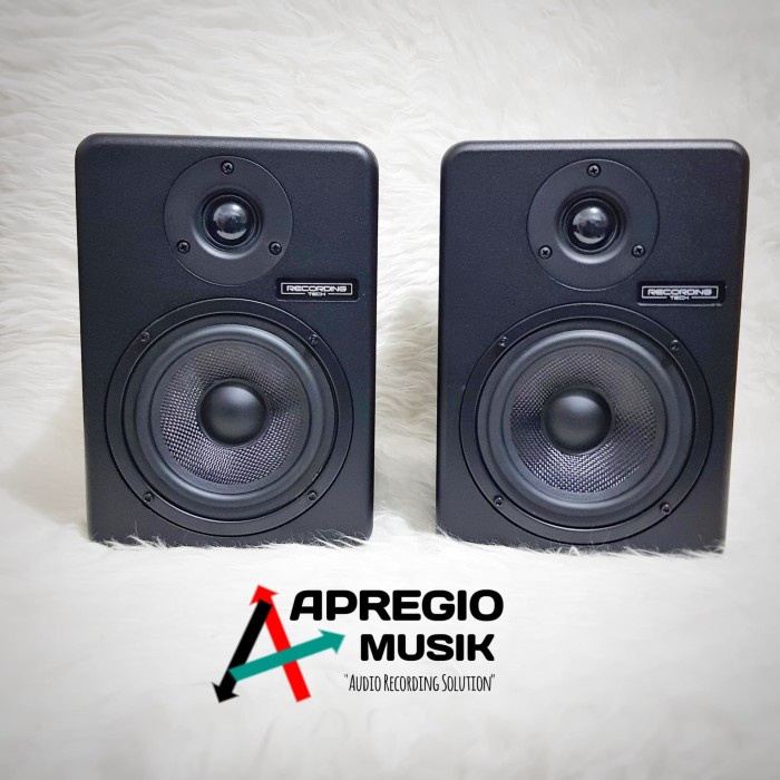 Sale Speaker Flat Monitoring Recording Recording Tech Rt5 Rt 5 Sepasang