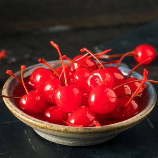 

Ready" Buah Cherry Mascharino Tangkai Hiasan Kue