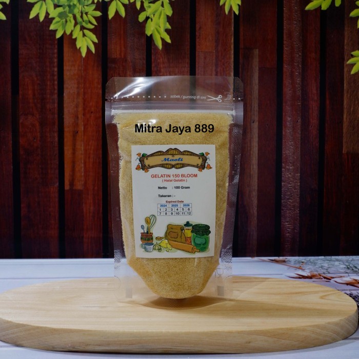 

Ready" Gelatin Bubuk Halal 100 Gram / Gelatine Powder / Gelatin Sapi Halal