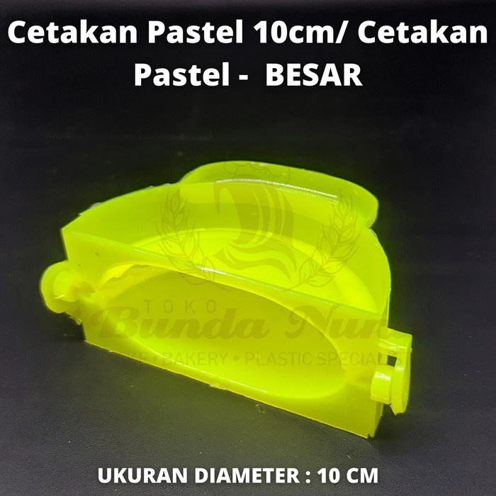 Cetakan Pastel 10 cm Cetakan Pastel Plastik 10cm - Besar
