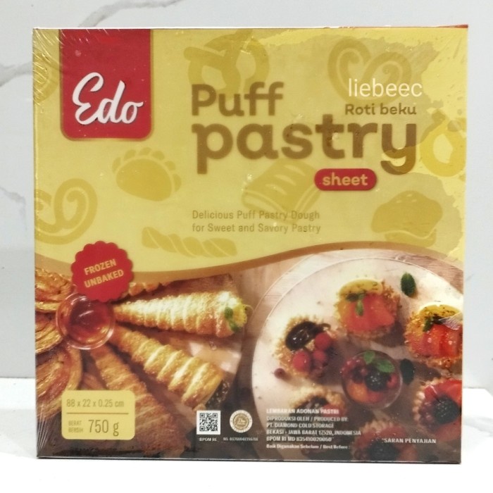 

Ready" Puff Pastry Edo 750Gr