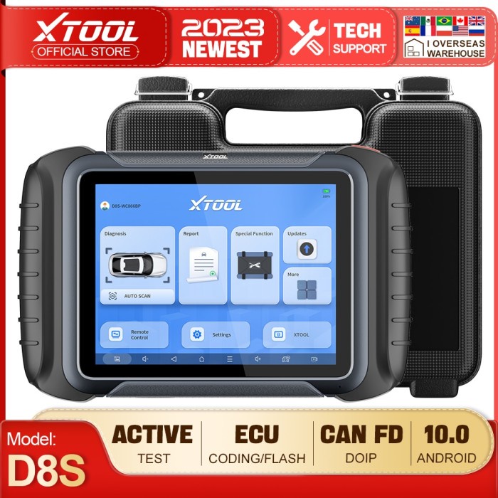 XTOOL D8S Update of XTOOL D8 Car Diagnostic Scanner Automotivo Tools
