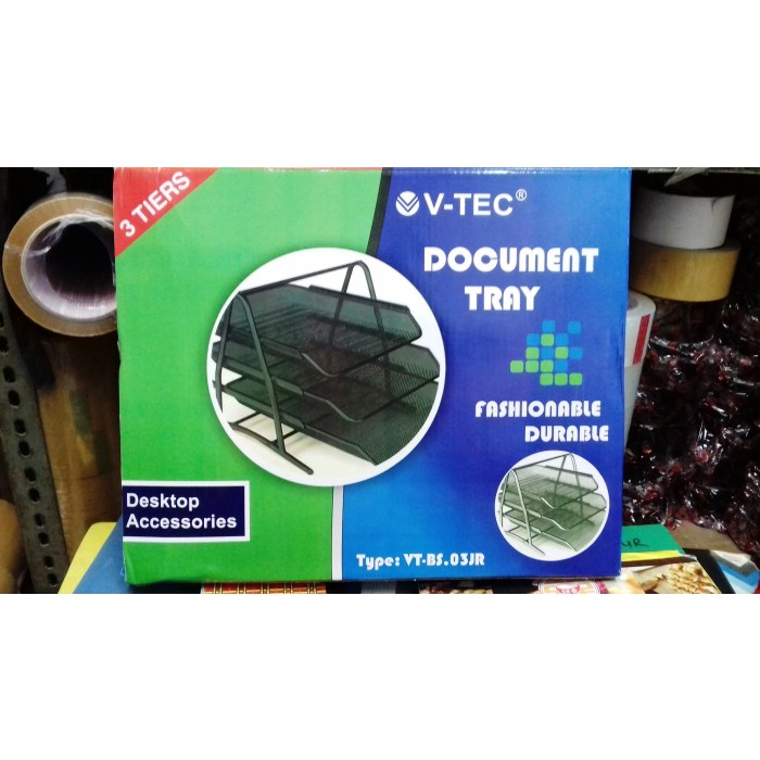 

BARANG TERLARIS Executive Tray 3 susun jaring besi