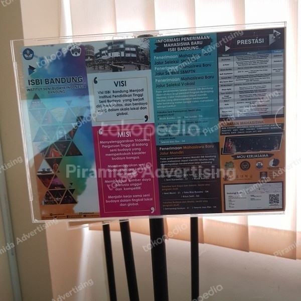 

BARANG TERLARIS Acrylic Akrilik Standing A4 Outdoor