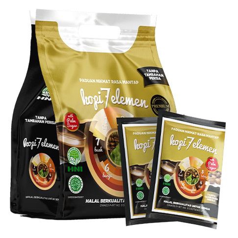 

Kopi 7 Elemen Premium Isi 10 Sachet Good Quality