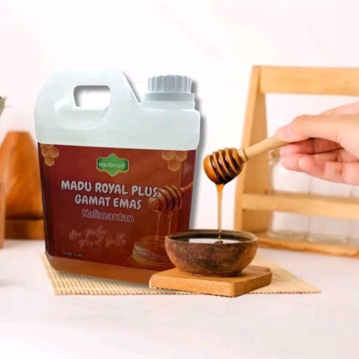 

Madu Plus Gamat Emas Bee Pollen Royal Jelly Dan Propolis Isi 1 Kg Madu Super Kalimantan Promo