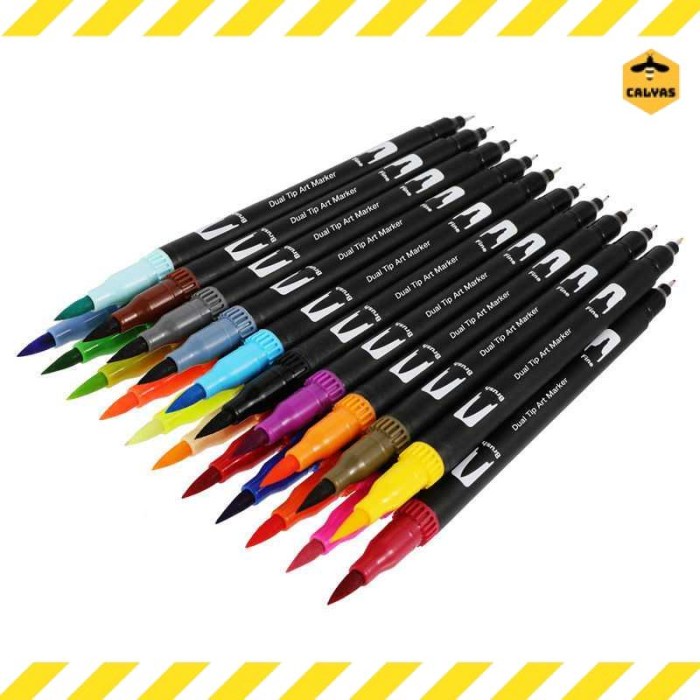 

Spidol Double Head Drawing Pen Fine Art Watercolor Set Good Quality