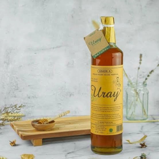 

BARANG TERLARIS MADU URAY 640 ML 875gr GRADE A Raw Honey Hutan Liar BUKAN MADU TERNAK