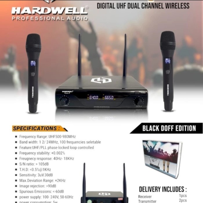 Mic Wireless Hardwell Champion 1 Original Champion1
