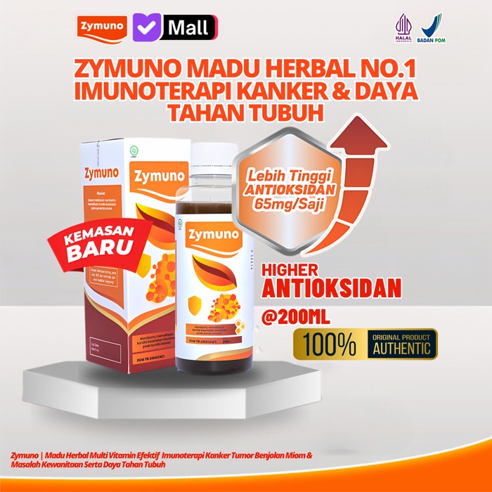 

BARANG TERLARIS Zymuno Madu Herbal Multi Vitamin Solusi Ampuh untuk Imunoterapi Melawan Kanker