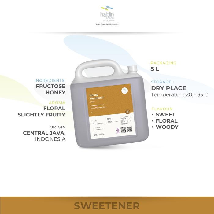 

BARANG TERLARIS haldinfoods Madu Multifloral Honey - 5 liter