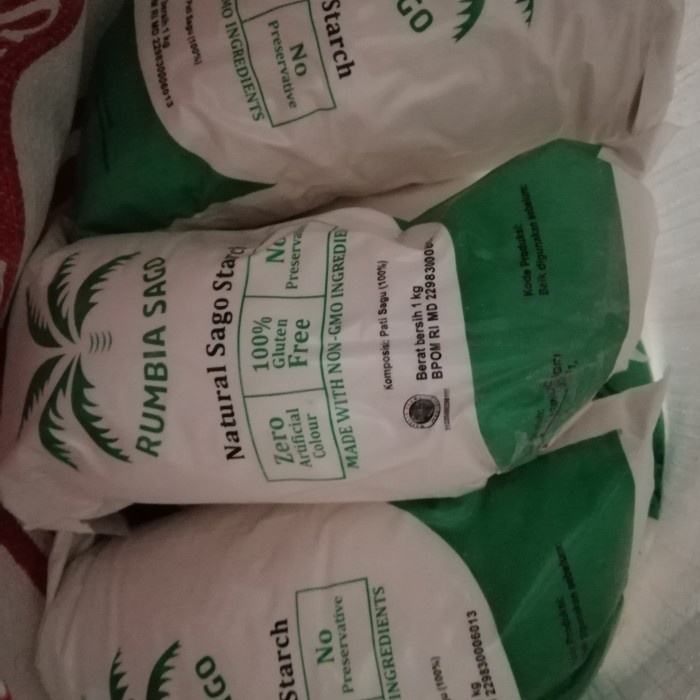 

SALE !!! TEPUNG SAGU RUMBIA 25 KG SAGO STARCH (25 PACK @1KG) INDUSTRI/UMKM READYY
