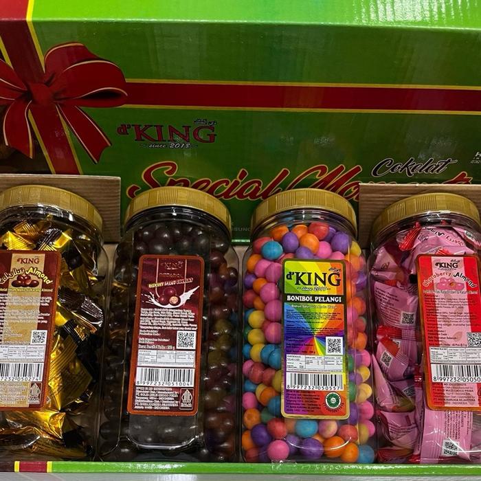 

Cokelat Bonibol Special Moments D'King 1 kotak isi 4 toples