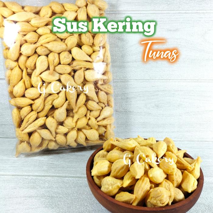 

Sus Kering Keju Kue Soes Tunas Kering Gurih Original 250gram Camilan Cemilan Snack