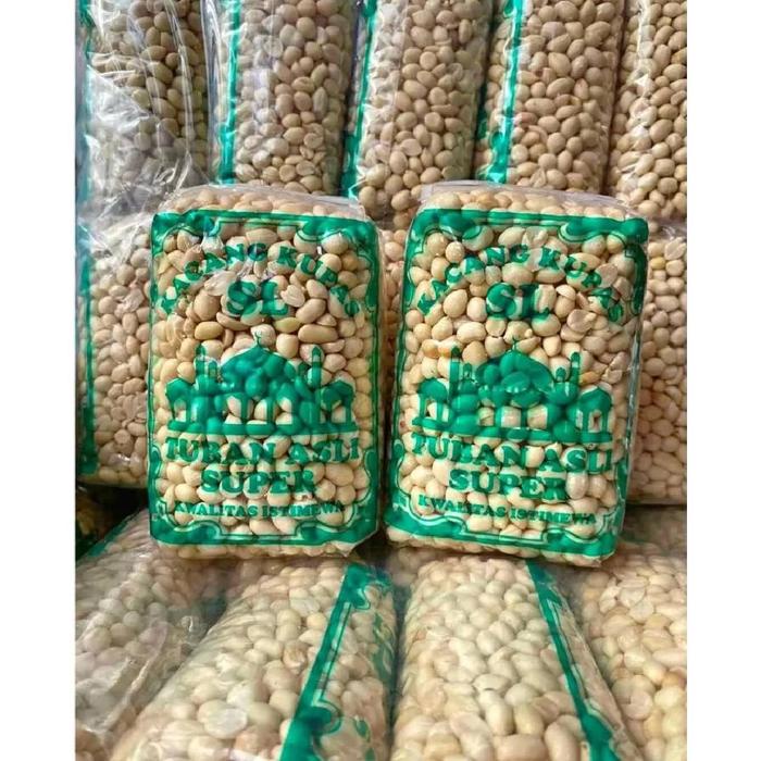

Kacang Tanah Kupas Tuban Asli 350g Gurih Renyah Lebih bersih isi 6 pcs
