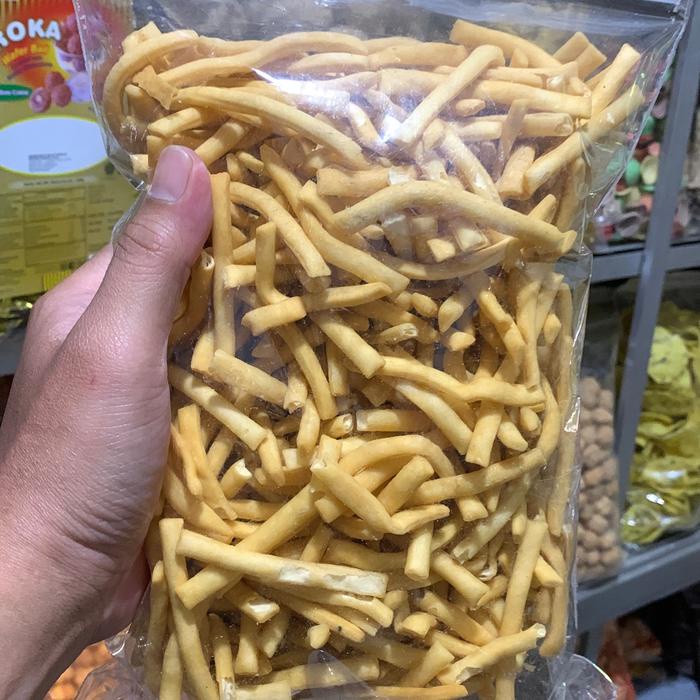 

SALE !!! CEMILAN STIK PALEMBANG RASA GURIH DAN RENYAH KEMASAN 500 GRAM DAN KEMASAN 200 GRAM CEMILAN