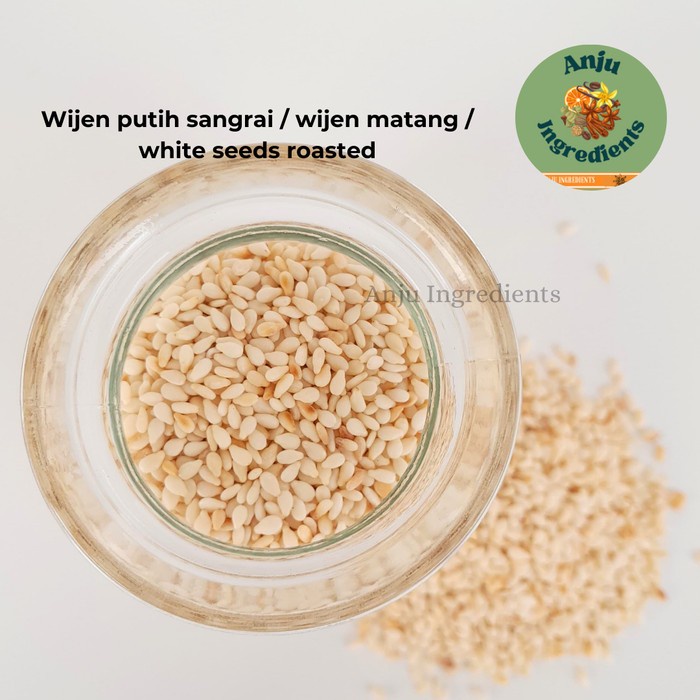 

SALE !!! WIJEN PUTIH SANGRAI 500GR / WIJEN MATANG / WHITE SEEDS ROASTED READYY