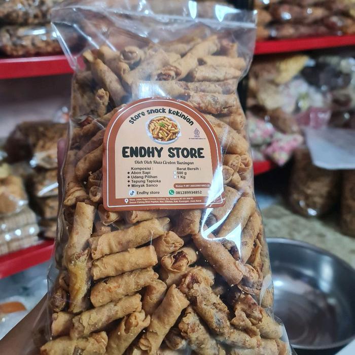 

SUMPIA UDANG PEDAS PREMIUM EXTRA RENYAH KEMASAN 1000 GRAM Makanan Snack Crispy