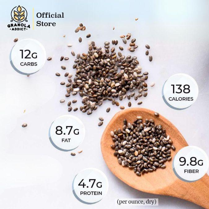 

Granola Addict - Black Chia Seed Mexico Organic / Organik 1KG