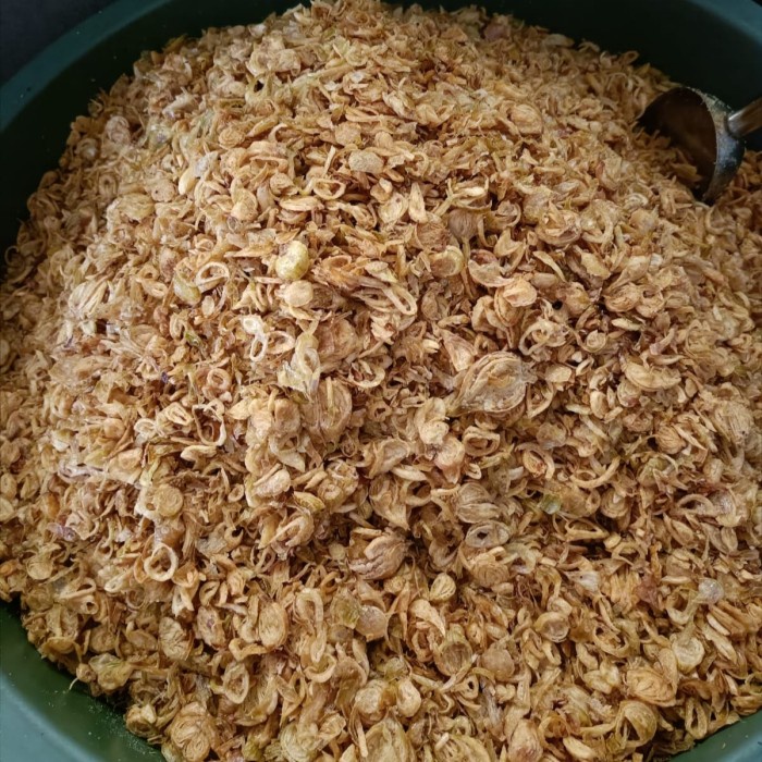 

SALE !!! BAWANG GORENG ASLI BREBES RENYAH DAN GURIH 500GRAM READYY