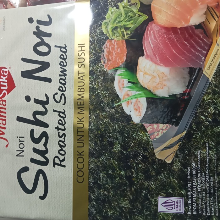 

SALE !!! SUSHI NORI RUMPUT LAUT LEBAR 10 LEMBAR READYY